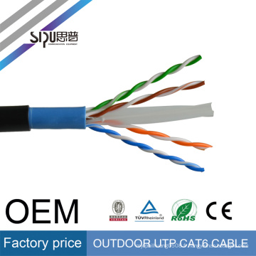SIPU 2017 populaire type gros meilleur prix 0.5 CCA extérieur utp cat6 lan câble